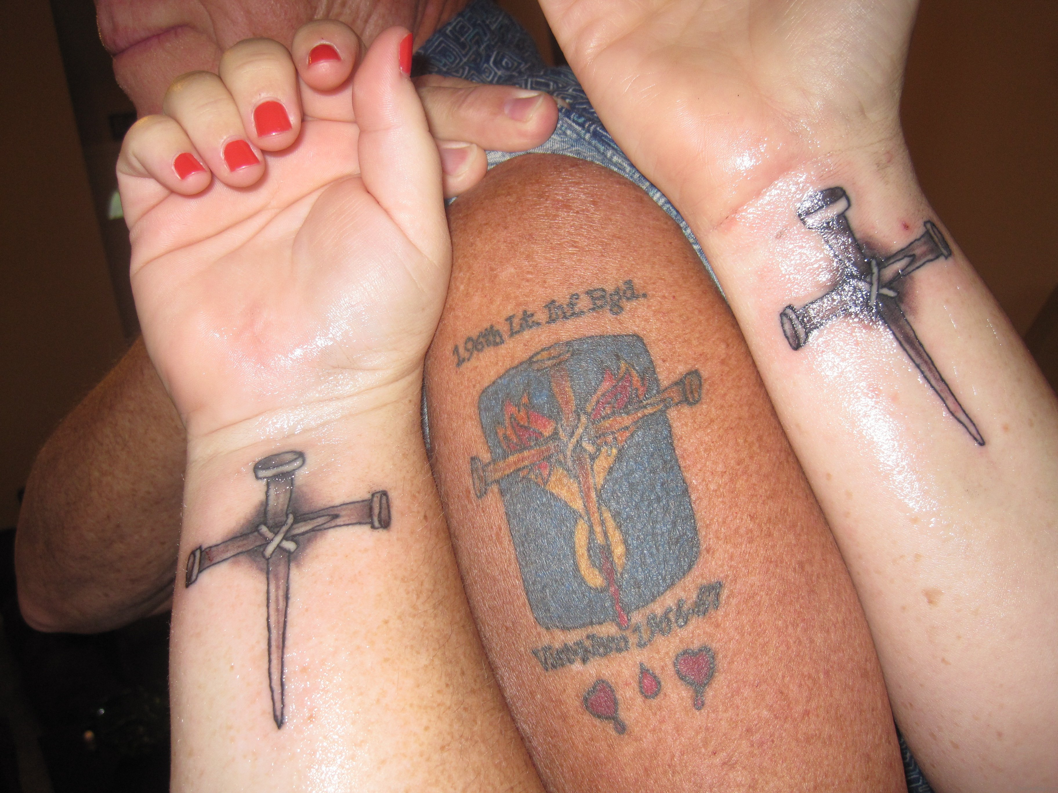 60 Phenomenal Cross Tattoos On Wrist with regard to dimensions 3648 X 2736