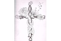 6444 Free Designs Jasmine Flower And Cross Tattoo Wallpaper Tattoo pertaining to dimensions 1600 X 1200