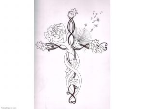 6444 Free Designs Jasmine Flower And Cross Tattoo Wallpaper Tattoo pertaining to dimensions 1600 X 1200