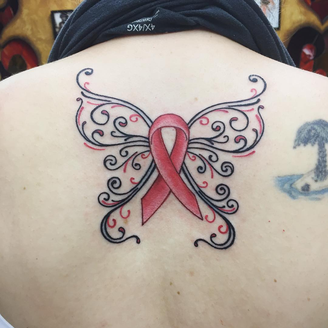65 Best Cancer Ribbon Tattoo Designs Meanings 2019 throughout measurements 1080 X 1080