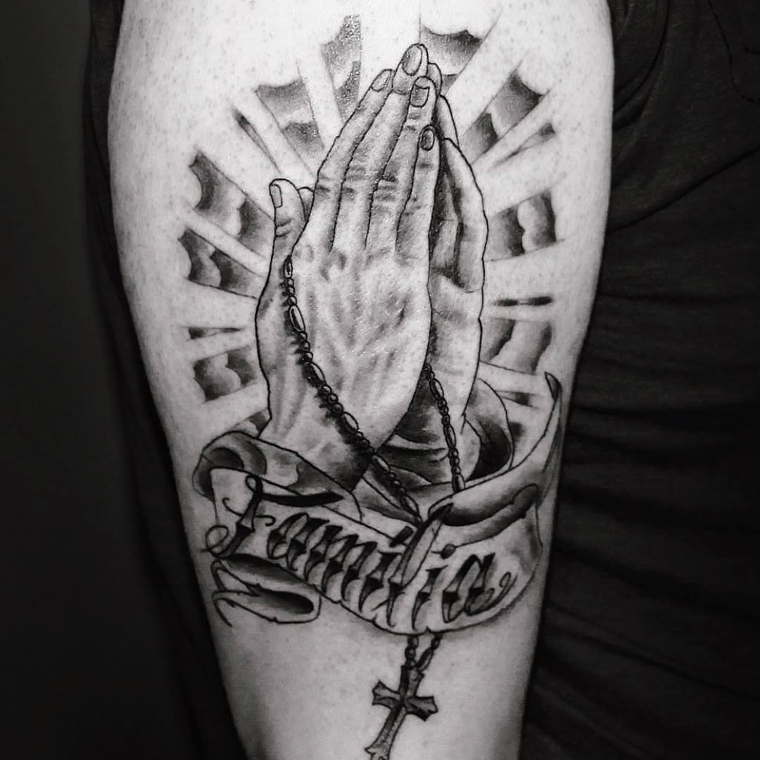65 Images Of Praying Hands Tattoos Way To God regarding sizing 1080 X 1080