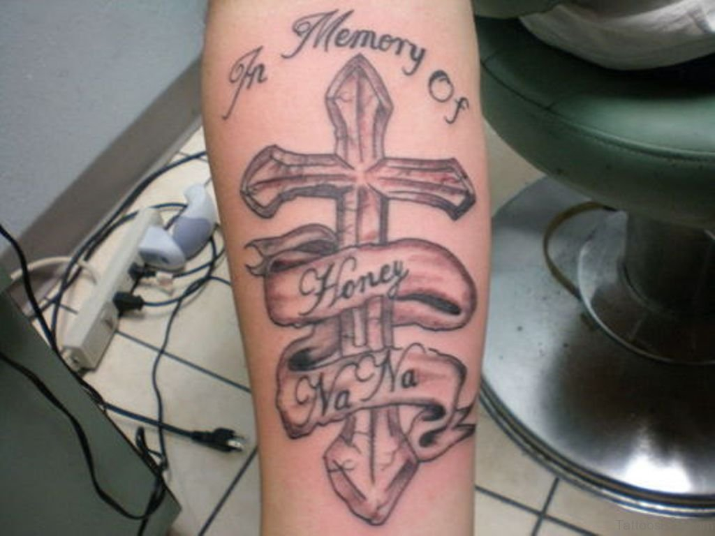 70 Great Cross Tattoos For Arm intended for sizing 1024 X 768