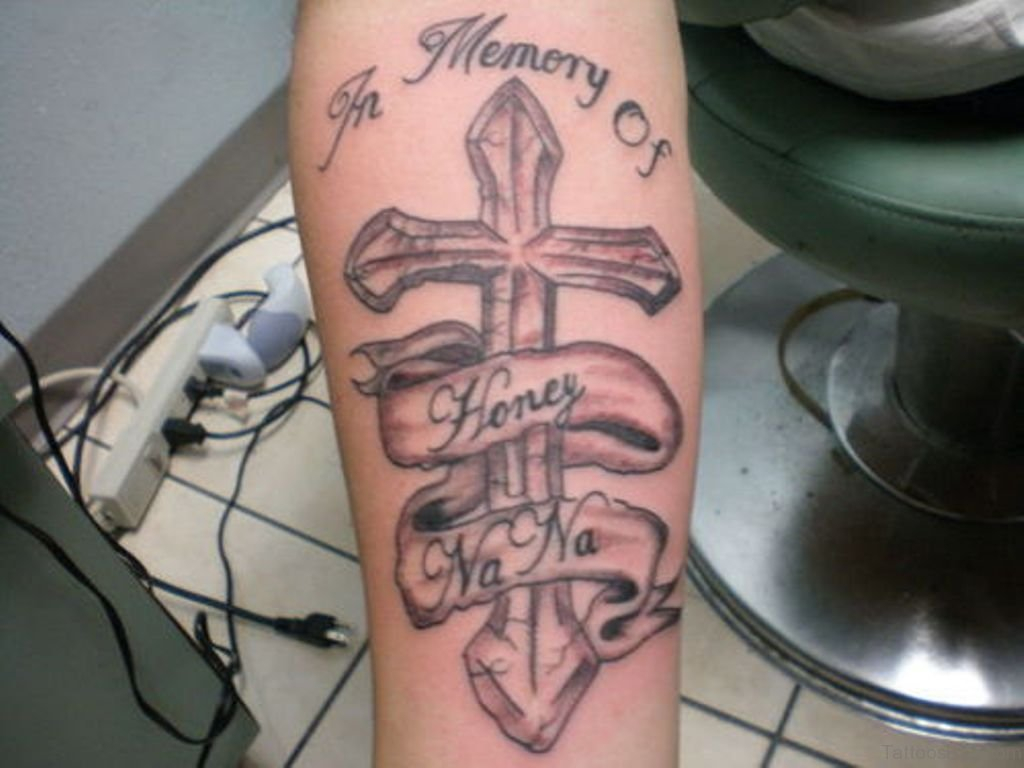 70 Great Cross Tattoos For Arm with regard to sizing 768 X 1024 Cross Tatto...