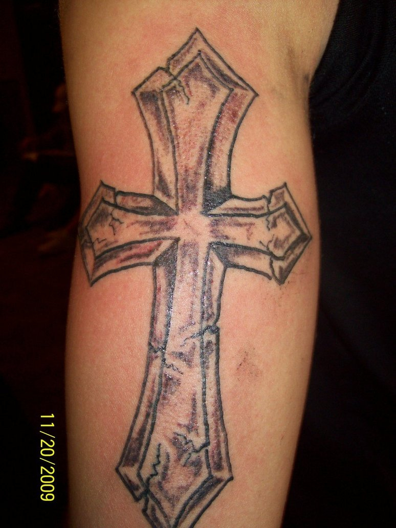 75 Famous Cross Tattoos for size 774 X 1032
