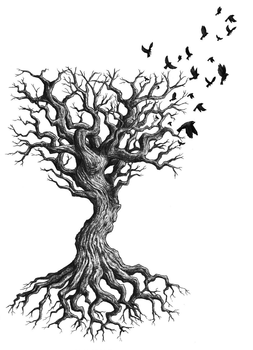 8 Nice Tree Tattoo Designs And Ideas For Men throughout dimensions 1024 X 1418