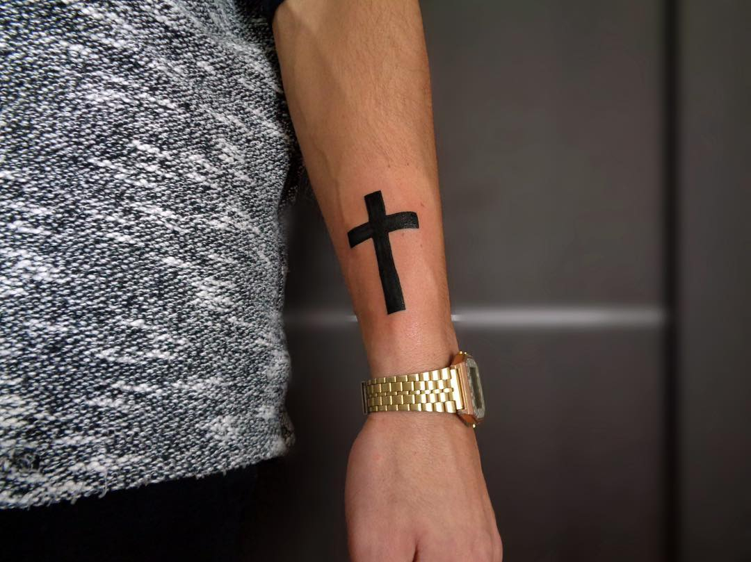 90 Meaningful Cross Tattoo Ideas For Men A Timeless Spiritual Classic intended for sizing 1080 X 809