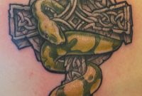 A Celtic Cross With Snake Rob Tattoos Ascendingkoi My Style pertaining to size 1539 X 2266