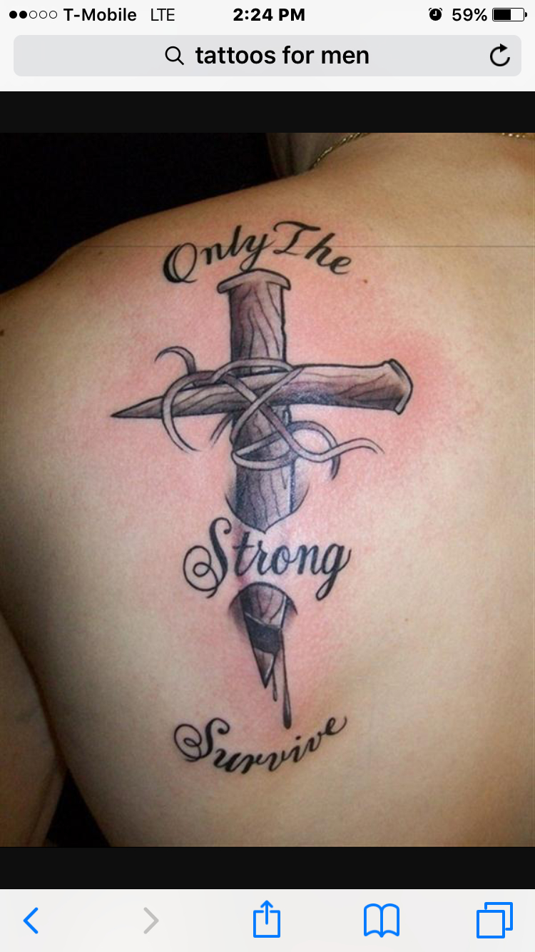 A Cross Also Has Has Words Saying Only The Tattoo regarding dimensions 750 X 1334