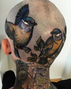 Added Some Blue Tits On Abhairmakeup S Head Witchdoctor Dtla pertaining to dimensions 1080 X 1350