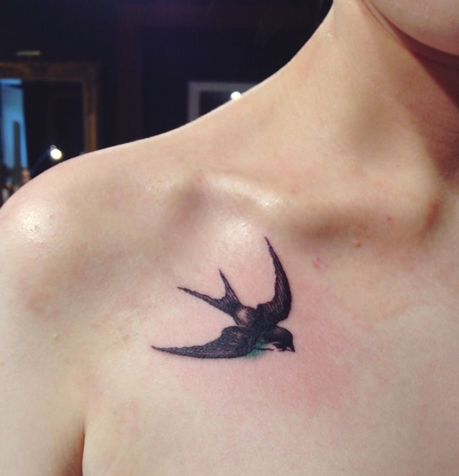 All Swallow Tattoo Designs Symbolize Confidence And Peace Best intended for measurements 900 X 934