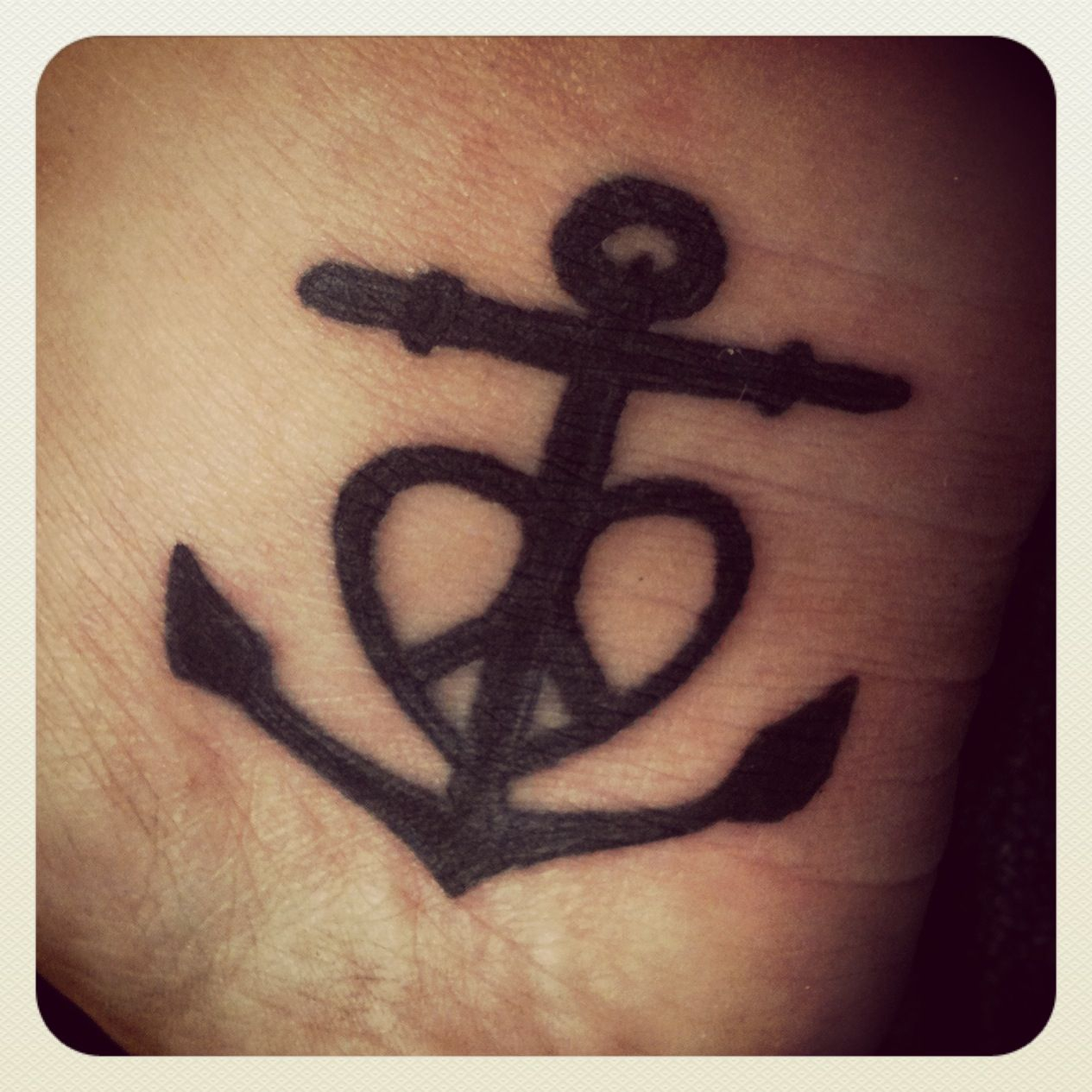 Anchor Cross Heart And Peace Sign All Combined Tattoo Like A for proportions 1265 X 1265