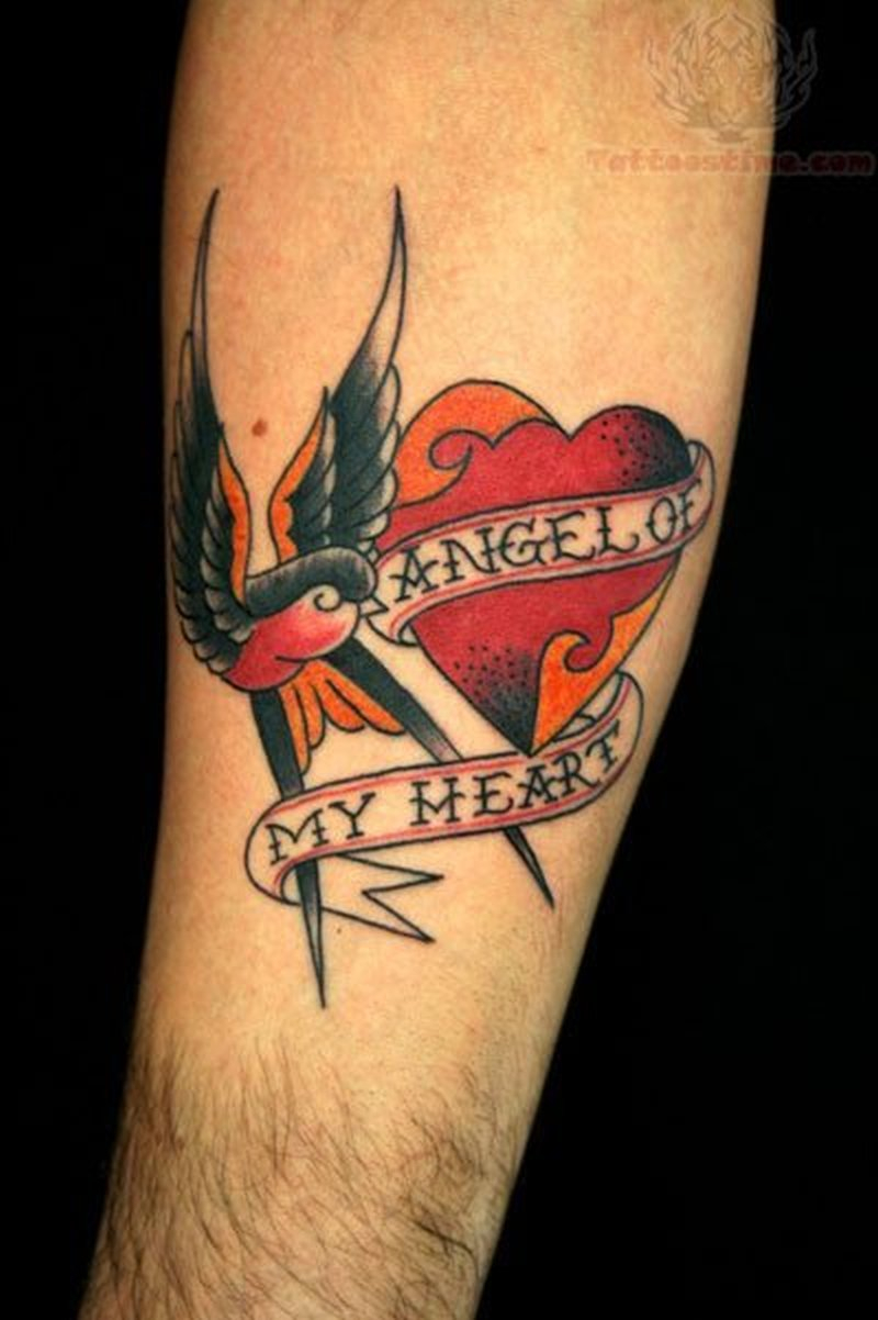Angel Of My Heart Swallow Bird Tattoo Design Tattoos Book 65000 for proportions 800 X 1202