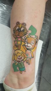 Animal Crossing Tattoo I Got Yesterday Theyre My 3 Favourite pertaining to proportions 2988 X 5312