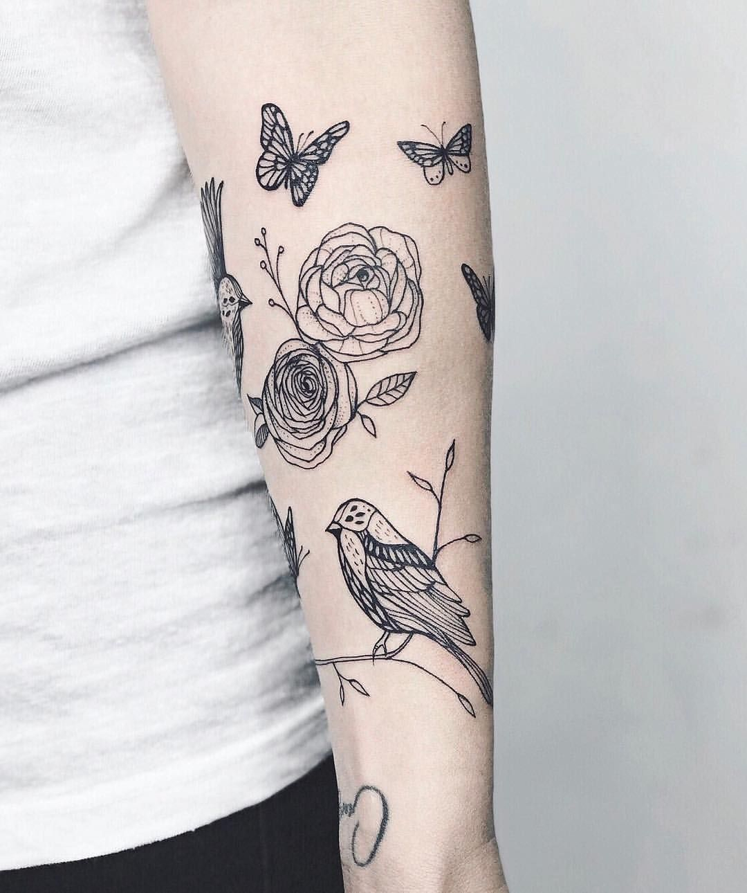 Animals Tattoo With Bird And Flower Page 299 intended for measurements 1080 X 1290