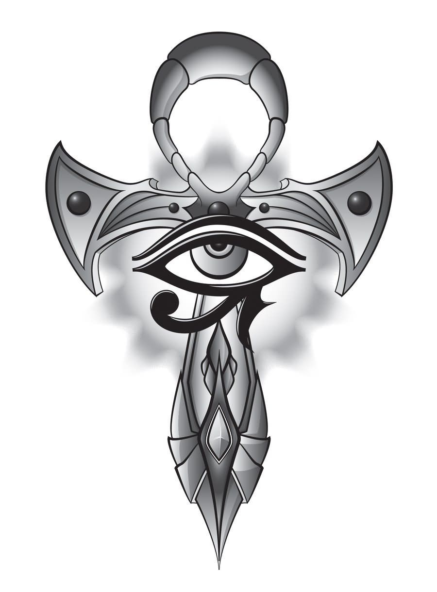 Ankh And Anubis Eye Tattoo Design Tattoos Ankh Tattoo Egyptian pertaining to dimensions 900 X 1220