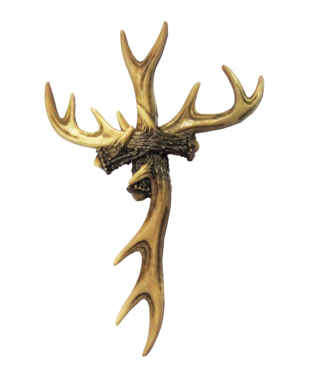 Antler Cross Wall Dcor Products Cross Wall Decor Wall Crosses intended for size 1000 X 1201