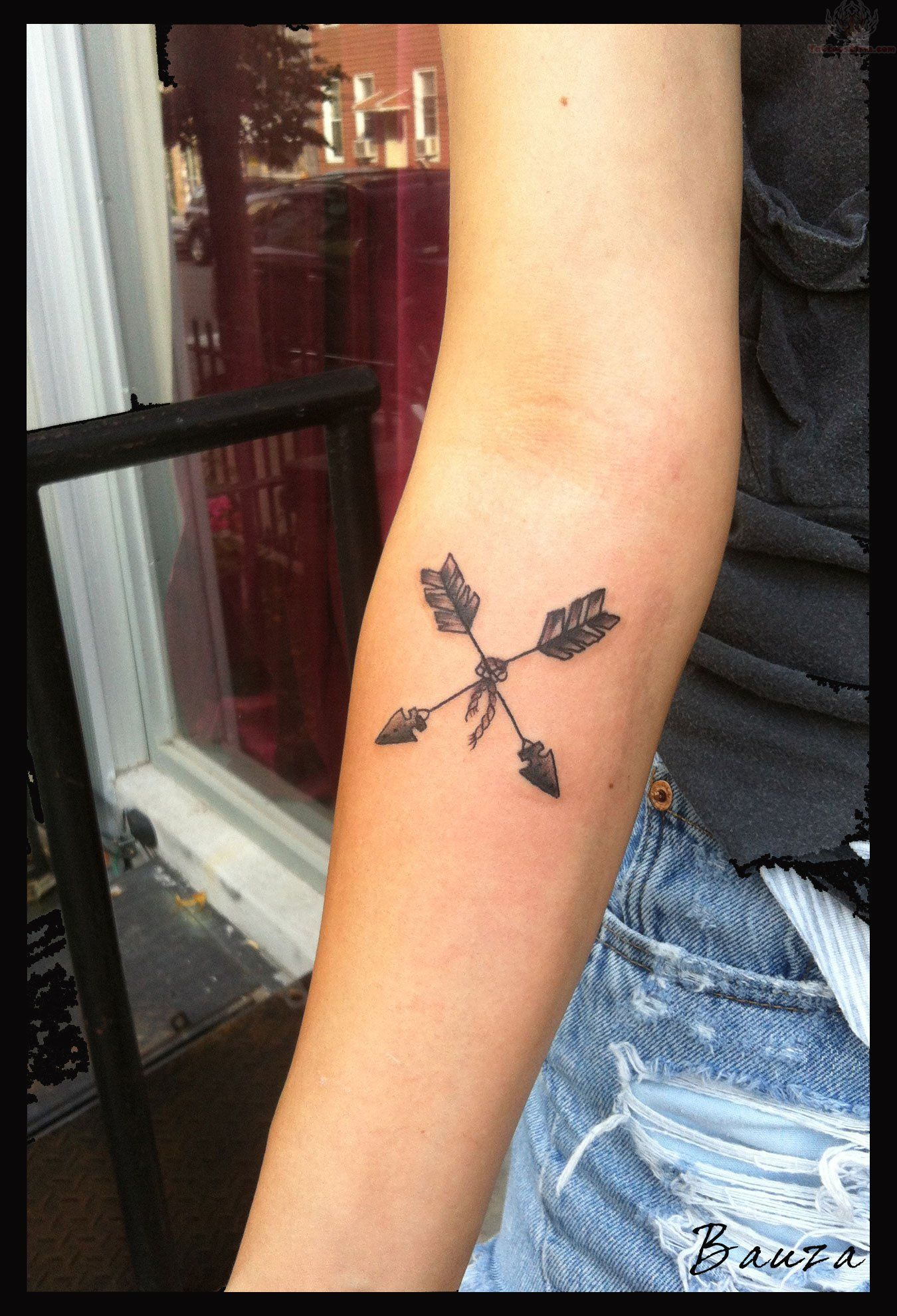Arrow Cross Tattoos On Arm Friendship Tattoo Ideas Friendship for sizing 1350 X 1980