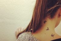Arrow Tatoo Back Of Neck Lets Get Inked Girls Birds Neck Tattoos with measurements 1280 X 1280