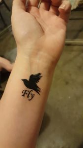 Beatles Blackbird Tattoo Beatles Tattoo Beatles Tattoos Flying inside dimensions 720 X 1280