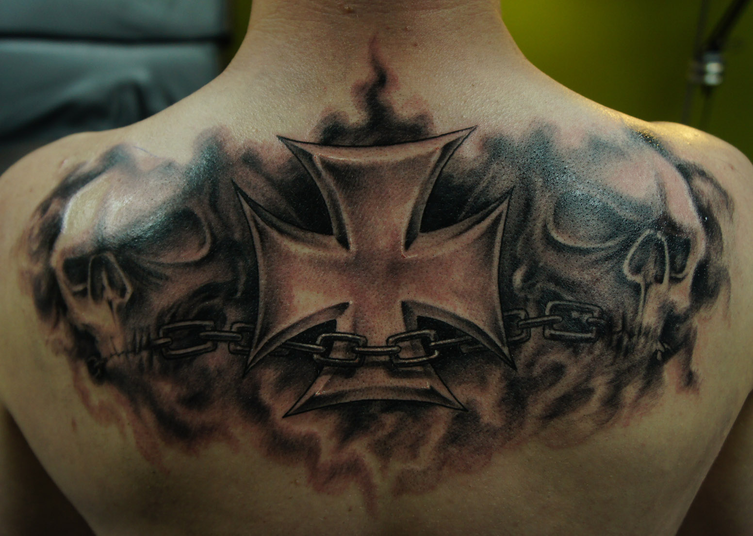Beautiful German Iron Cross Tattoos Design Idea intended for proportions 1552 X 1105