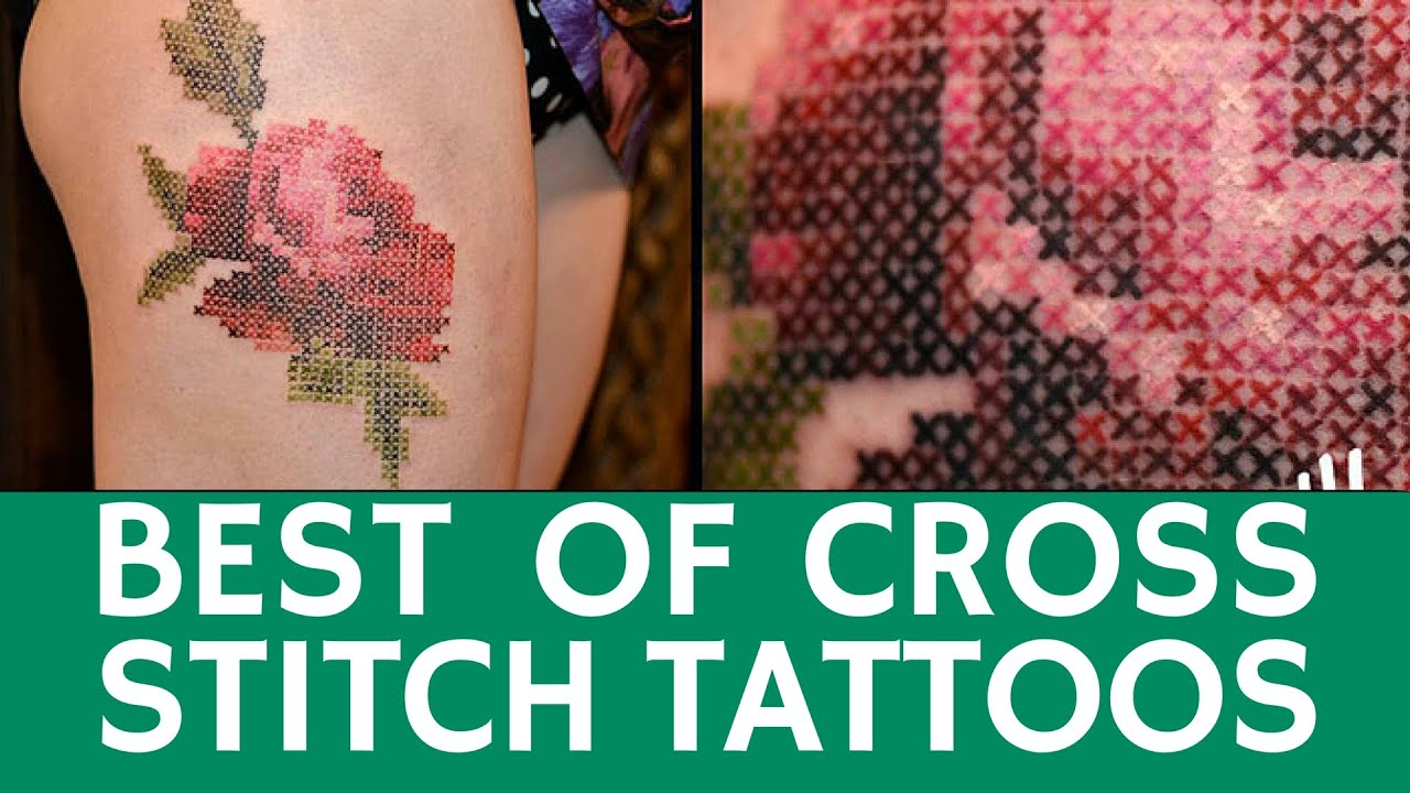 Best Of Cross Stitch Tattoo Designs Creative Ideas Modern in size 1280 X 720