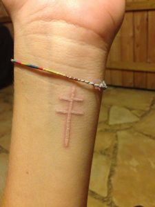 Best Sassy Double Cross Tattoo Rws for proportions 2448 X 3264