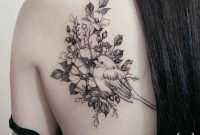 Bird And Flowers Tattoo Body Art Bird Shoulder Tattoos Flower throughout sizing 1080 X 1080