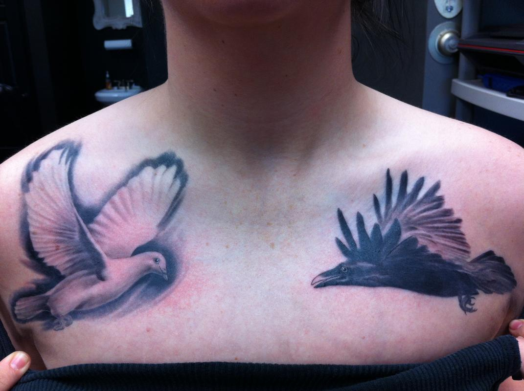 Bird Chest Tattoo Designs Ideas And Meaning Tattoos For You intended for measurements 1071 X 800