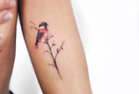 Bird On A Branch Tattoo On The Left Inner Arm Tattoos intended for proportions 1000 X 1000