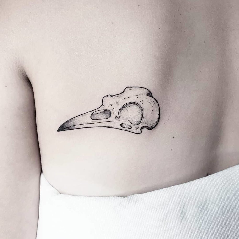 Bird Skeleton Tattoo 94 Images In Collection Page 1 regarding size 1000 X 1000