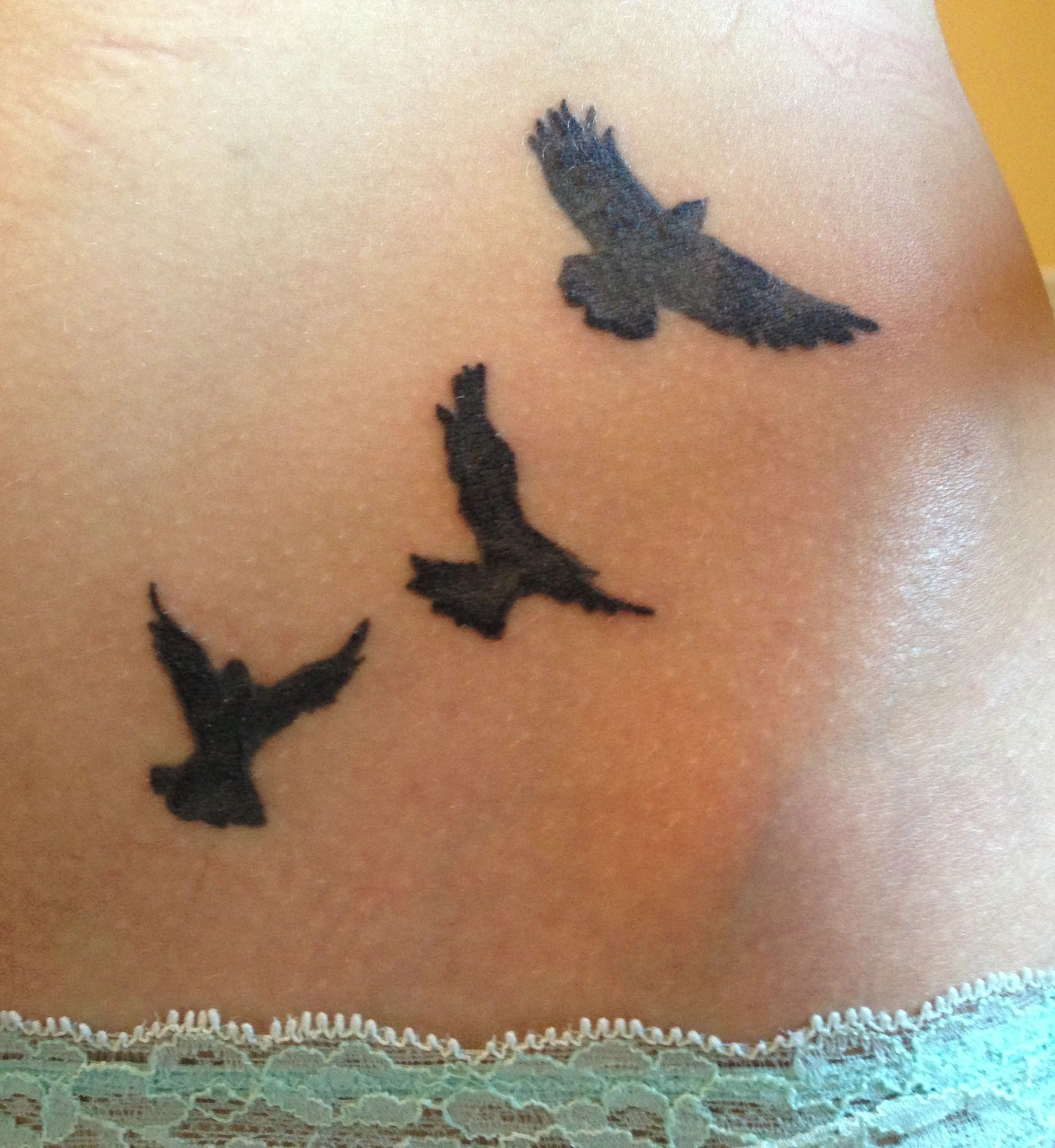 Bird Tattoo On Hip Touch Up Done Yesterday Xx Tattoos Tattoos with size 1881 X 2047