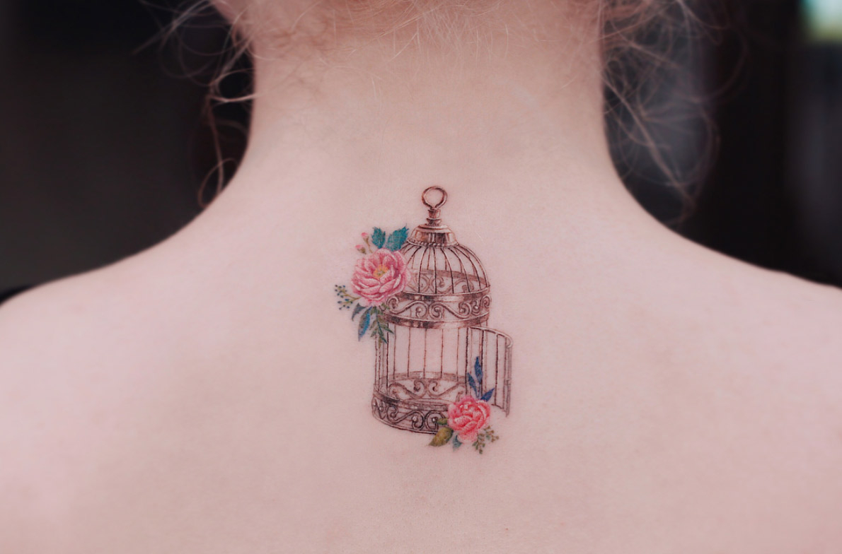 Birdcage Tattoo Tattooblend regarding dimensions 1190 X 784