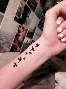 Birds Tattoo Wrist Tattoo Typical Girl Tat Tattoo Bird Tattoo in size 1536 X 2048