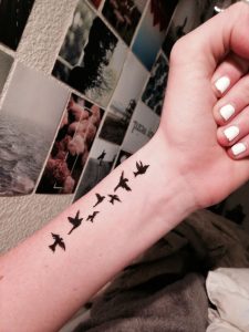 Birds Tattoo Wrist Tattoo Typical Girl Tat Tattoo Bird Tattoo pertaining to sizing 1536 X 2048