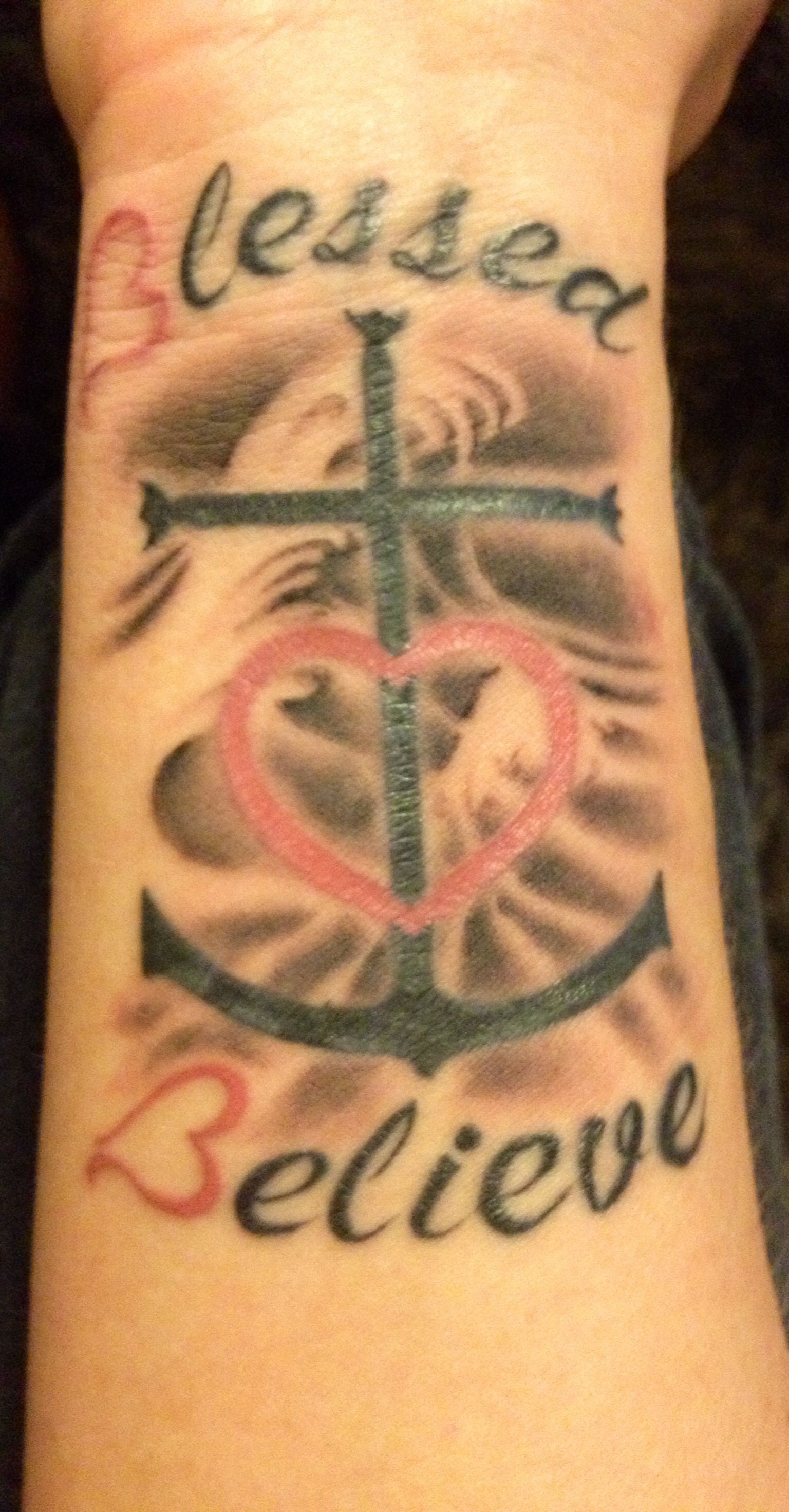 Blessedsymbol For Faith Love And Hopebelieve Tattoo The Wave for size 1536 X 2942