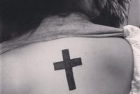 Block Cross Tattoo On My Upper Back Tattoos Tattoos Tattoo intended for dimensions 2048 X 2048