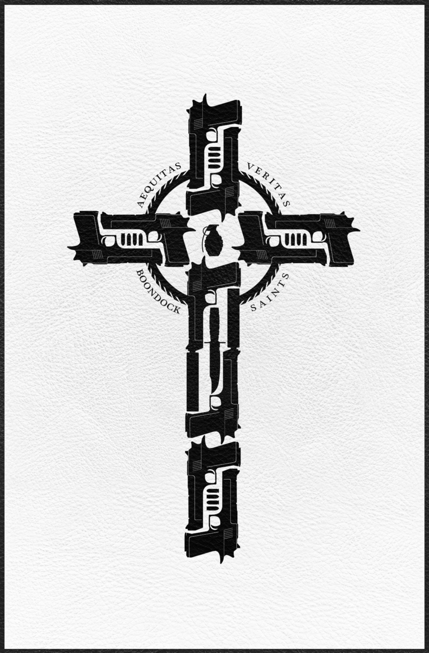 Boondock Saints Gun Celtic Cross Ink Boondock Saints Tattoo in measurements 840 X 1280