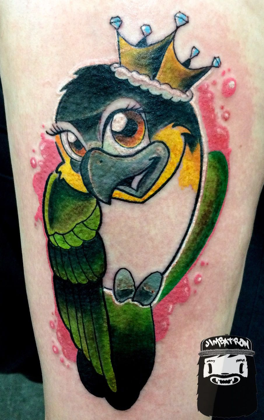 Caique Cute Bird Tattoo Newschool Tattoo Caique Tattoo with regard to proportions 905 X 1440