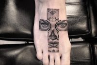Calavera Catrina Cross Tattoo On The Right Foot Tattoo Artist pertaining to dimensions 1000 X 1000