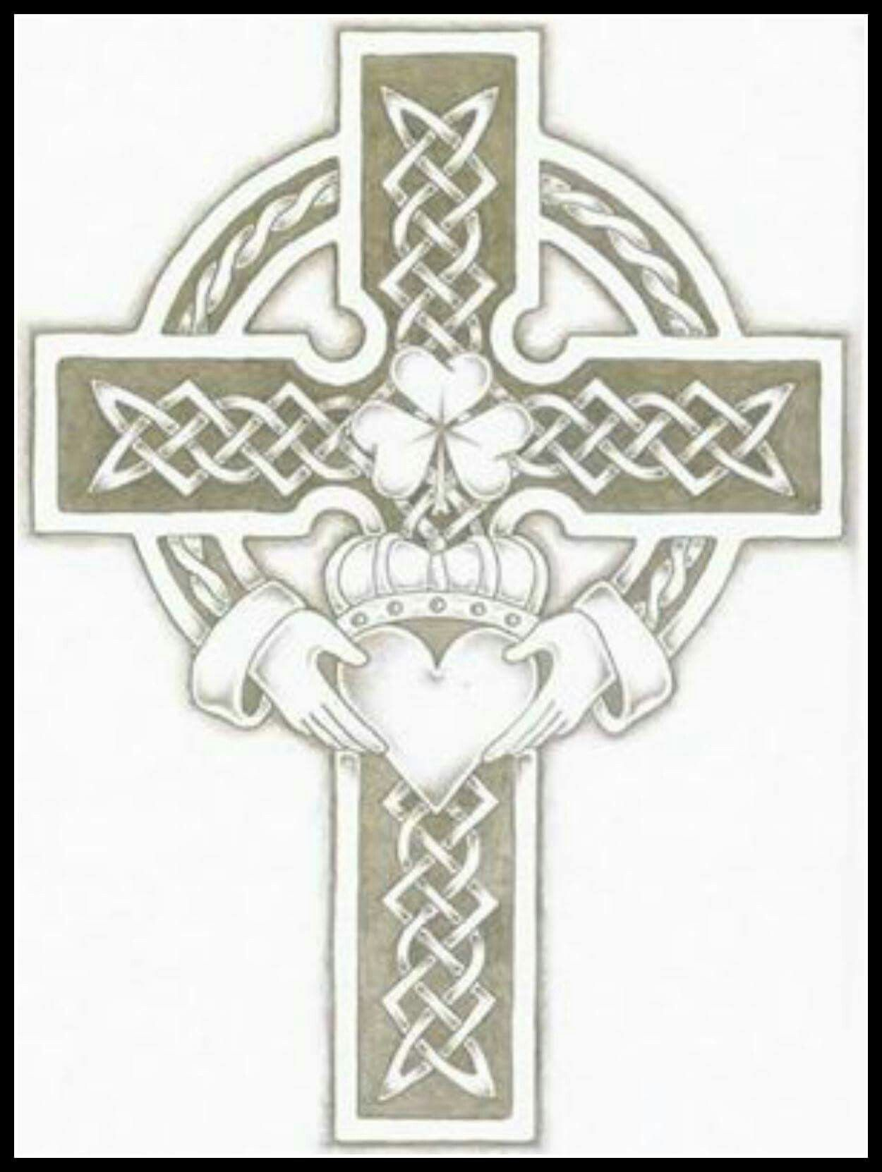 Celtic Claddagh Cross Celtic In 2019 Celtic Cross Tattoos for sizing 1250 X 1662