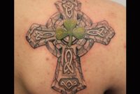 Celtic Cross Clover Tattoo Picture Dans Tattoo Irish Tattoos throughout measurements 900 X 1165