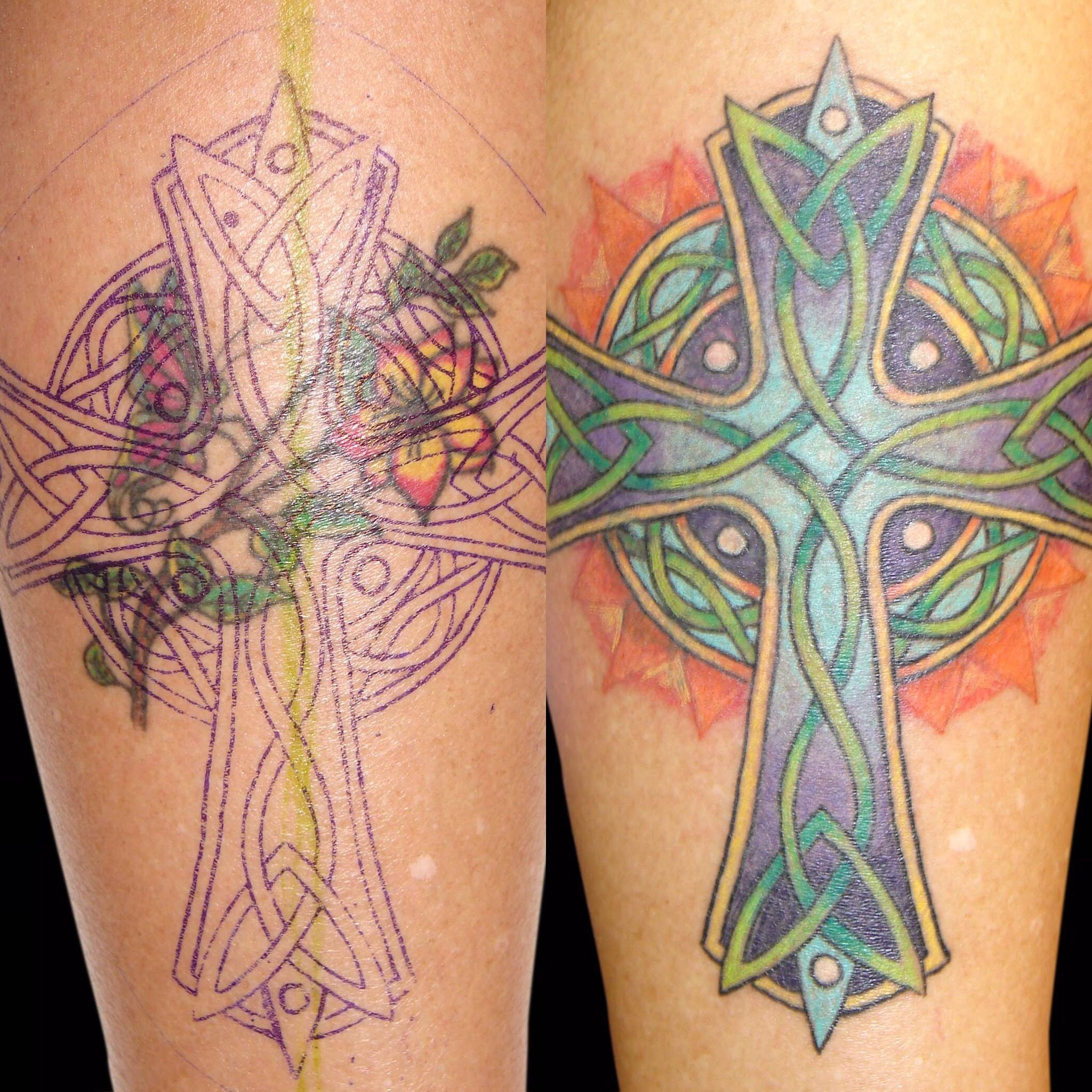 Celtic Cross Cover Up Tattoo Cover Ups Tattoos Up Tattoos for size 2048 X 2048