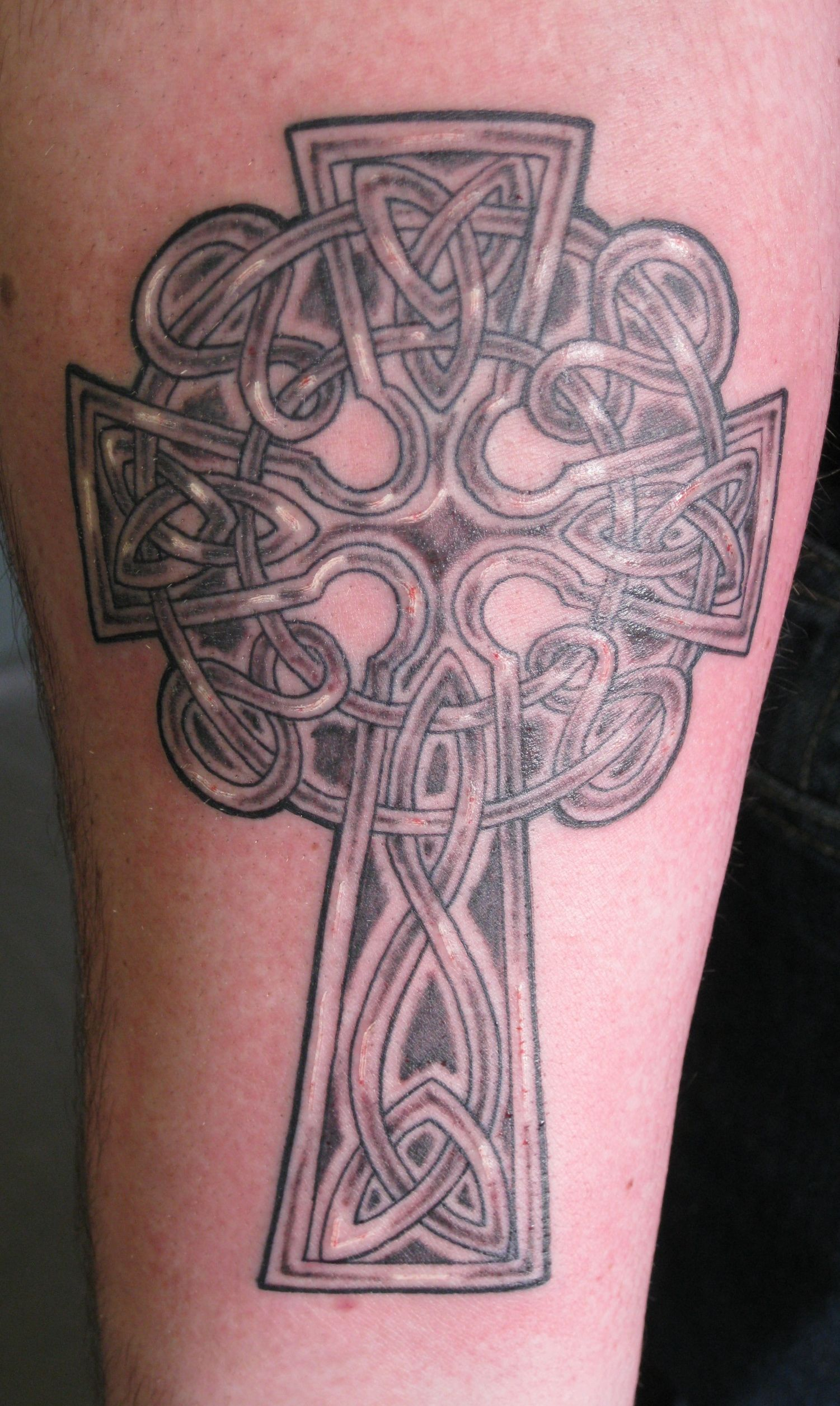 Celtic Cross Shaded Irish Street Tattoo Downpatrick Belfast Northern regarding dimensions 1501 X 2513