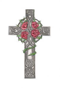 Celtic Cross Tattoo Design Commision Laurenroseox On Deviantart intended for measurements 900 X 1314