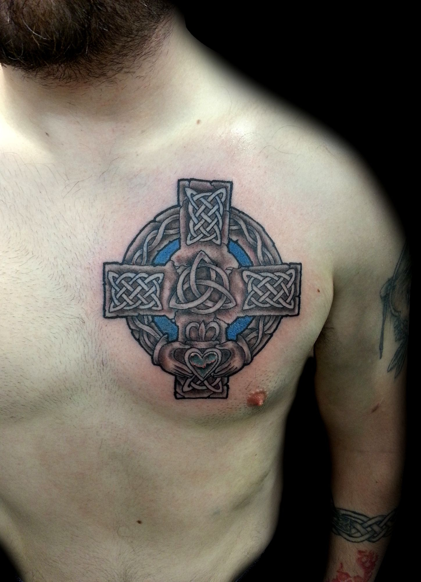 Celtic Cross Tattooidea For The Back Of My Leg Pretty Pretty throughout proportions 1449 X 2000