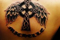 Celtic Cross With Wings Tattoo Design Tattoos Book 65000 with regard to sizing 800 X 1198