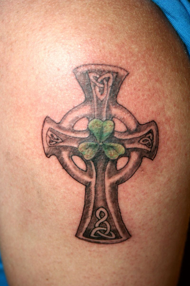 Celticcorss101 Tattoos Celtic Cross Tattoos Tattoos Shamrock in size 800 X 1200