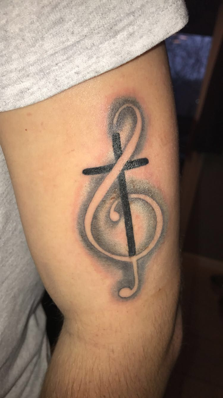 Christan Music Note Tattoo Future Me Note Tattoo Tattoos Fish intended for proportions 750 X 1334