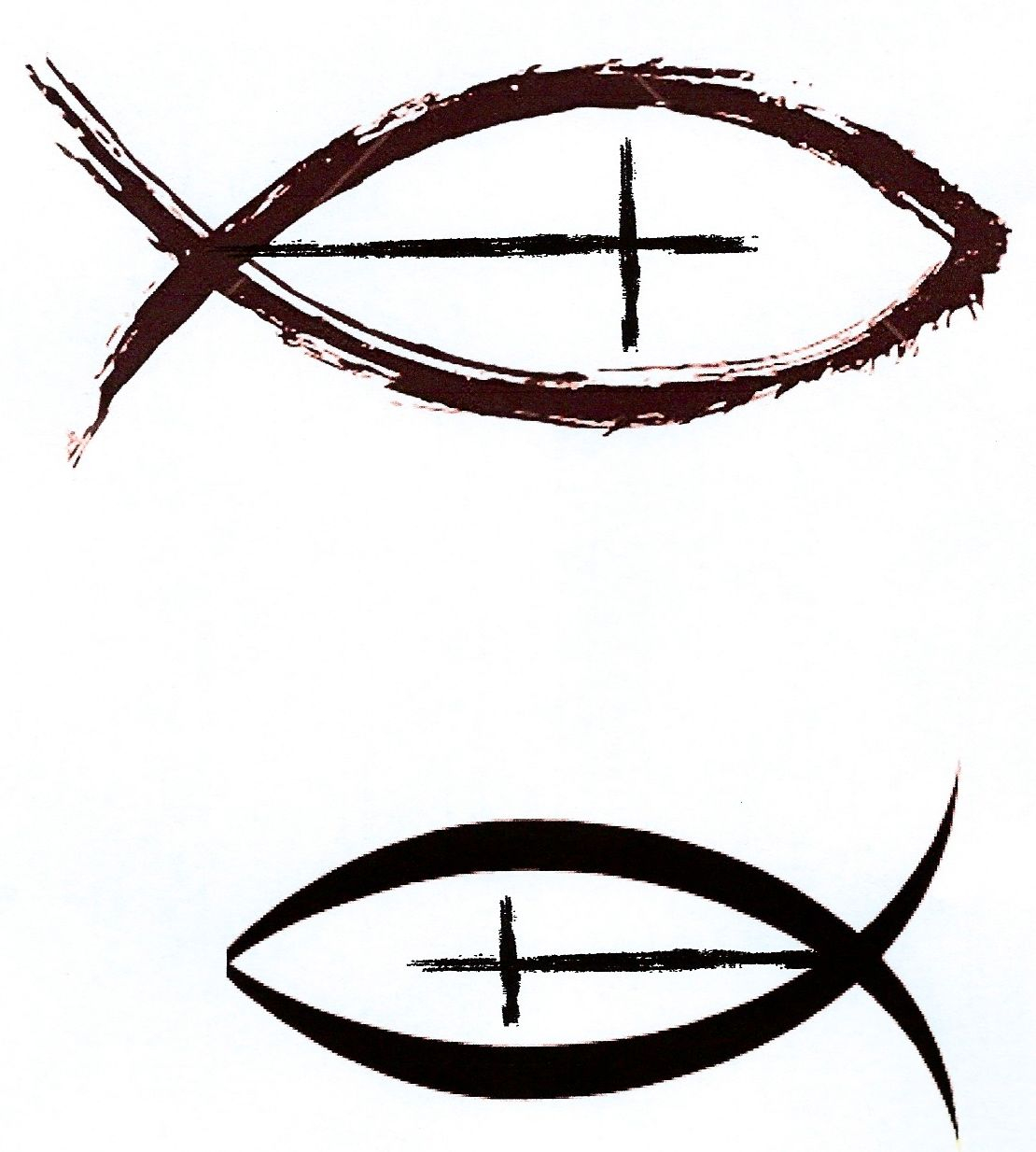 Christian Fish With Cross As A Side Tattoo With Cross Upward I Like inside sizing 1110 X 1234
