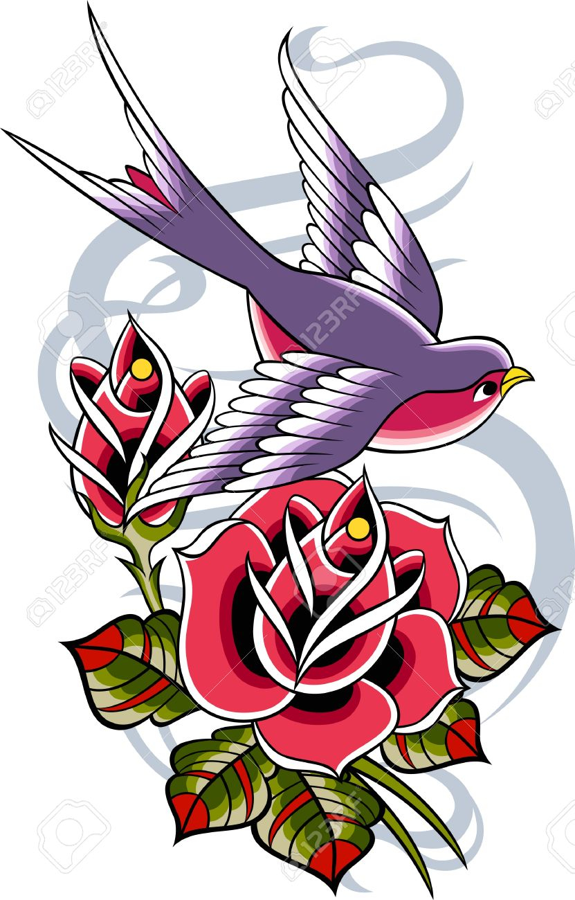 Classic Vintage Tattoo Royalty Free Cliparts Vectors And Stock in dimensions 831 X 1300